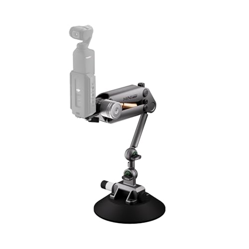 TILTA Hydra Alien Mini Autohalterung Stoßdämpfendes Armsystem, Kompatibel mit DJI Pocket 3, Action 3/4, Insta360 X4/X3, iPhone mit Khronos Ecosystem - Titanium Gray HDA-T15-TG von TILTAING