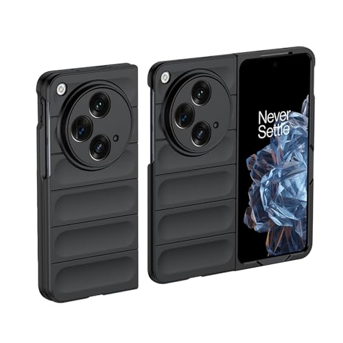TIMEYUE Hülle für OnePlus Open, [Anti-Kratzer] Ultradünn Weiche TPU-Schutzhülle Stoßfest Case, Stoßfest für OnePlus Open-Schwarz von TIMEYUE