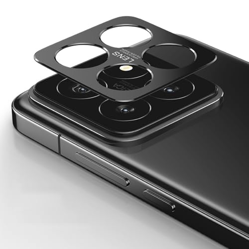 TIMEYUE für Xiaomi 14 Pro Kamera Schutzfolie, Aluminium Metall Kamera Objektivschutz, [Anti-Kratzer] Kompatibel mit Xiaomi 14 Pro-Schwarz von TIMEYUE