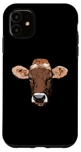 Hülle für iPhone 11 Jersey Kuhmotiv Landwirt Kuh Motiv Aufdruck mit Rind Hülle für iPhone 11 Jersey Kuhmotiv Landwirt Kuh Motiv Aufdruck mit Rind von TIMOWO - Bauernhof Kuh Tierkopf Tierwelt Portrait