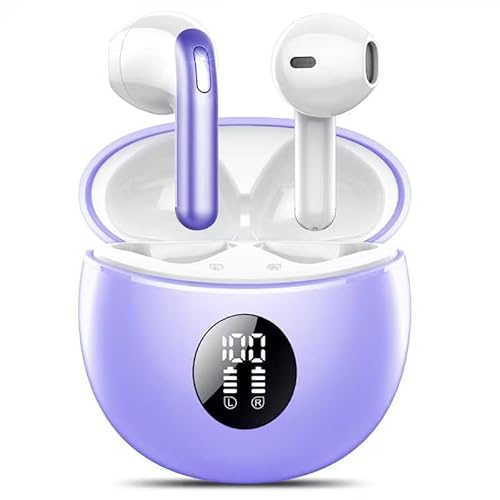 Bluetooth Kopfhörer, In Ear Kopfhörer Kabellos Bluetooth 5.3 mit 50H Tiefer Bass von TIMU