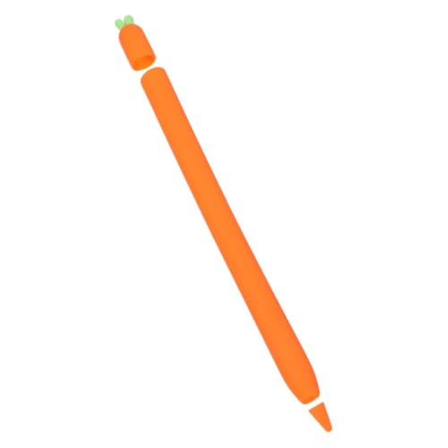 TINEASUR Karotten Stift Schutzcover Für Pencil 1/2 Weiche Und Schützende Hülle Kompatibel Mit Stift Inkl 5 Farblich Passenden Spitzenkappen von TINEASUR