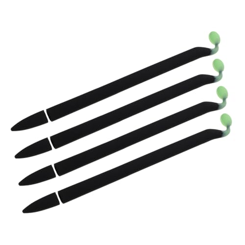 TINEASUR 1 Satz 4St Federmäppchen Schutzhülle Stylus-Bleistifthaut Stifthalter Bean Sprout Stiftschutz Cartoon Stiftabdeckung schreiblernbleistift Fall für Stift Stylus-Stifthülle Kieselgel von TINEASUR