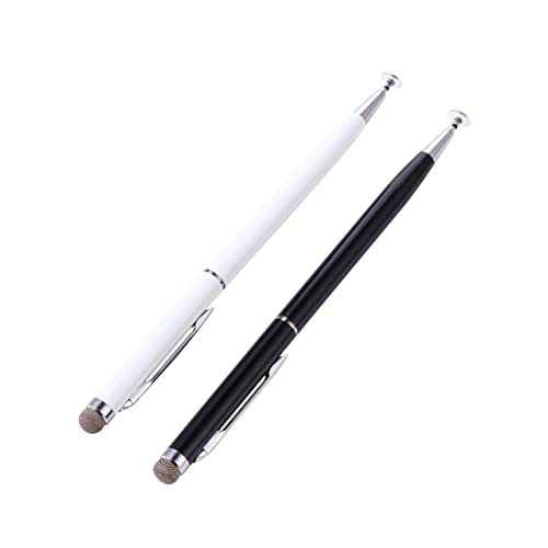TINEASUR 2st Für Kapazitive Stift Tablet-stifte Stilvoller Stylus-Stift Bildschirmstifte Kapazitiver Eingabestift Touchscreen-Eingabestift Zeichenstift Malstift Aluminium Weiß von TINEASUR