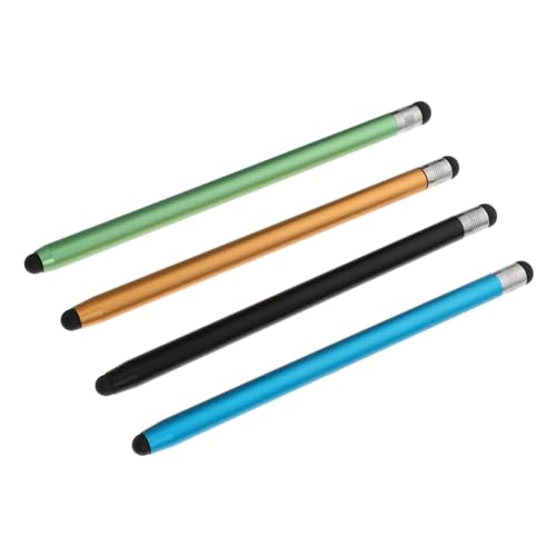 TINEASUR 4 Stück Dual-Touch-Stift Tablet Pen Tablet Stift Stylus Eingabestift Marker Pen Telefon Eingabestift Tablet Bleistift praktische Bildschirmstifte kapazitiver Stift Metall Aluminium TINEASUR 4 Stück Dual-Touch-Stift Tablet Pen Tablet Stift Stylus Eingabestift Marker Pen Telefon Eingabestift Tablet Bleistift praktische Bildschirmstifte kapazitiver Stift Metall Aluminium von TINEASUR