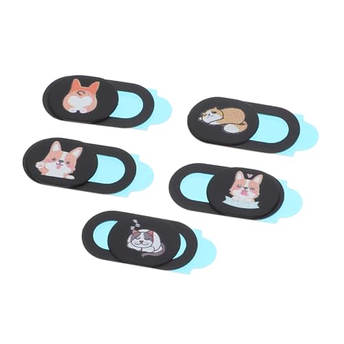 TINEASUR Laptop-Kamera-Abdeckung Webcam-sichtschutz 5 Stück Webcam-objektivdeckel Katzen-Design TINEASUR Laptop-Kamera-Abdeckung Webcam-sichtschutz 5 Stück Webcam-objektivdeckel Katzen-Design von TINEASUR