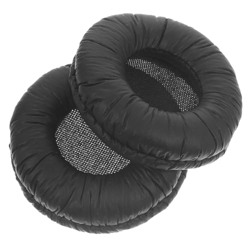 TINEASUR Ersatz Ohrpolster Für Kopfhörer Kompatibel Mit 50mm Over Ear Kopfhörern Schwarze Kunstleder Ohrmuscheln Perfekte Passform Und Angenehmer von TINEASUR