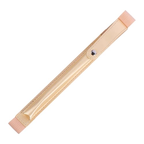 TINEASUR Stift Mini-bleistifte Federmäppchen Stylus-stifthülle Stiftschutz Stifthalterhülse Stylus-hülle Bleistift Haut Abdeckung Abnehmbarer Stifthalter Stifttaschen Leder Golden von TINEASUR
