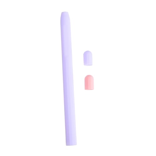 TINEASUR Schutz Hülle Für Pencil 2 Antirutsch & Stoßfest Stylus Pen Schutzhülle Mit 1 Stiftkappe Und 2 Ersatzkappen XH 744 风信紫 von TINEASUR