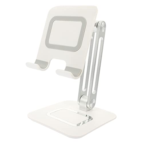 TINEASUR Tablet Telefonhalter Desktop Telefonhalter Ständer Handyhalter Für Den Schreibtisch Stabiler Desktop Telefonhalter Telefonständer Verstellbarer Telefonständer Metall von TINEASUR
