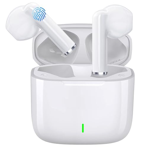 Bluetooth Kopfhörer In Ear Kopfhörer Kabellos Bluetooth 5.3 mit 48H HiFi Stereo Tiefer Bass mit 4 Noise Cancelling Mic IPX8 Wasserdicht Ohrhörer Touch Control Wireless Earbuds for iPhone/iOS/Android Bluetooth Kopfhörer In Ear Kopfhörer Kabellos Bluetooth 5.3 mit 48H HiFi Stereo Tiefer Bass mit 4 Noise Cancelling Mic IPX8 Wasserdicht Ohrhörer Touch Control Wireless Earbuds for iPhone/iOS/Android von TINGCHUAN