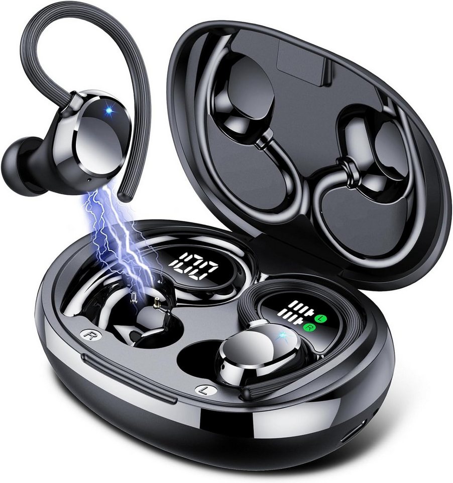 TINGCHUAN mit HiFi-Stereo,60Stunden Geräuschunterdrückung,4HD Mic IP7Wasserdicht In-Ear-Kopfhörer (Klarer Sound & ANC – HiFi-Stereo-Sound mit tiefer Basswiedergabe und aktiver Geräuschunterdrückung (ANC) für ungestörten Musikgenuss selbst in lauter Umgebung., Bluetooth, Premium-Kommunikation – 4 HD-Mikrofone mit Rauschunterdrückung sorgen) TINGCHUAN mit HiFi-Stereo,60Stunden Geräuschunterdrückung,4HD Mic IP7Wasserdicht In-Ear-Kopfhörer (Klarer Sound & ANC – HiFi-Stereo-Sound mit tiefer Basswiedergabe und aktiver Geräuschunterdrückung (ANC) für ungestörten Musikgenuss selbst in lauter Umgebung., Bluetooth, Premium-Kommunikation – 4 HD-Mikrofone mit Rauschunterdrückung sorgen) von TINGCHUAN