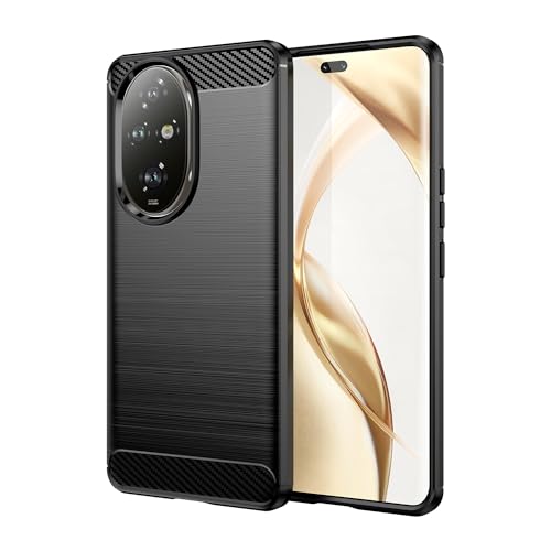 TINGYR Hülle für Honor 200 Pro, Ultra Thin Silikon hülle Abdeckung Telefon Case Stoßfest Case Schutzhülle, Handyhülle für Honor 200 Pro Smartphone.(Schwarz) von TINGYR