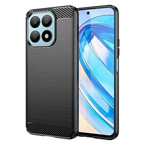 TINGYR Hülle für Honor X8a, Ultra Thin Silikon hülle Abdeckung Telefon Case Stoßfest Case Schutzhülle, Handyhülle für Honor X8a Smartphone.(Schwarz) von TINGYR
