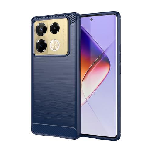 TINGYR Hülle für Infinix Note 40 Pro 4G, Ultra Thin Silikon hülle Abdeckung Telefon Case Stoßfest Case Schutzhülle, Handyhülle für Infinix Note 40 Pro 4G Smartphone.(Blau) von TINGYR