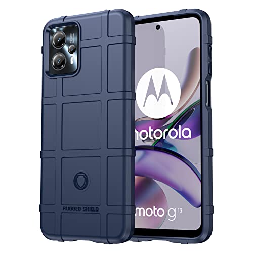 TINGYR Hülle für Motorola Moto G23, Silikon hülle Abdeckung Telefon Case Stoßfest Case Schutzhülle, Handyhülle für Motorola Moto G23 Smartphone.(Blau) von TINGYR