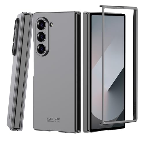 TINGYR Hülle für Samsung Galaxy Z Fold 6, [Anti-Drop, Anti-Scratch, Anti-Fingerabdruck] Schlanker Vollschutz, Case Cover Handyhülle für Samsung Galaxy Z Fold 6.(Grau) von TINGYR