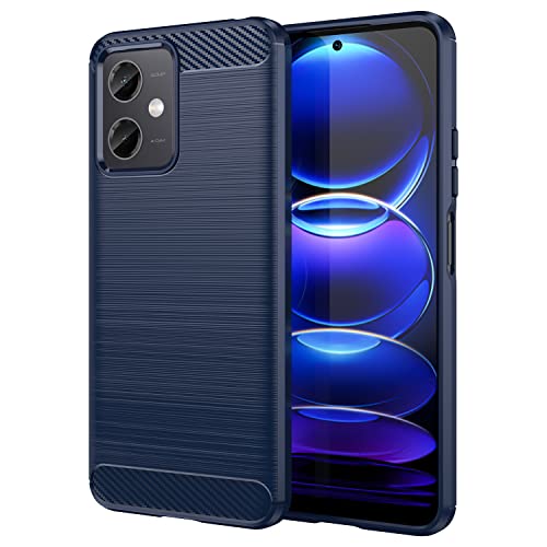 TINGYR Hülle für Xiaomi Redmi Note 12, Ultra Thin Silikon hülle Abdeckung Telefon Case Stoßfest Case Schutzhülle, Handyhülle für Xiaomi Redmi Note 12 Smartphone.(Blau) von TINGYR