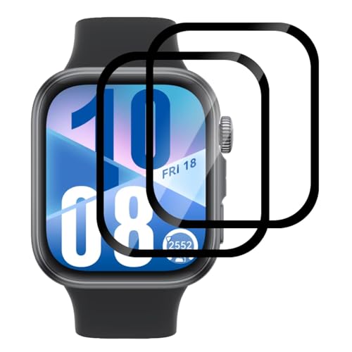 TINGYR Schutzfolie kompatibel mit Garmin Forerunner 970, (2 Stück), Vollständiger Schutz, HD, Kratzfest. Anti-Fingerabdruck, Blasenfreier Displayschutz.Transparent von TINGYR