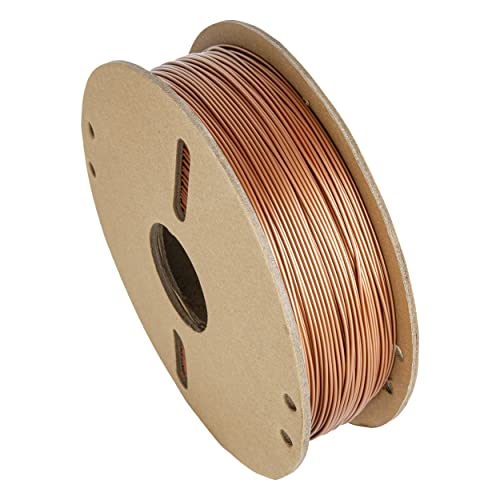 Metallic PLA Filament 1.75mm, TINMORRY 3D Drucker Filament, 1 kg 1 Spool, Rose Gold von TINMORRY