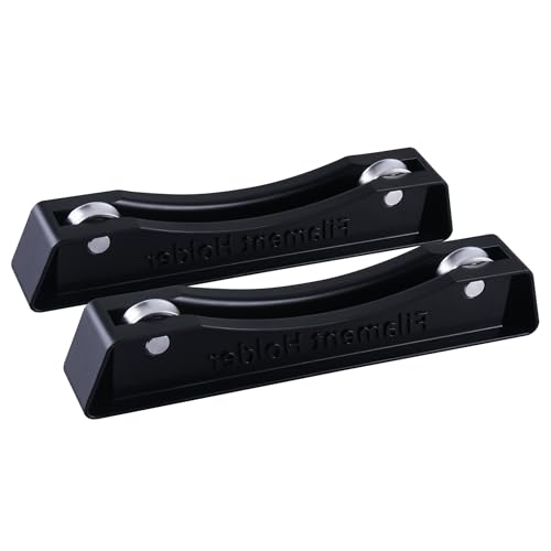 TIOMIOSEA 3D Drucker Filament Spulenhalter 2 Stück,3D Filament Spule Halter Mit Kugellagern,Kunststoff 3d Drucker Spulenhalter für PLA/ABS/TPU/andere 3D-Druckmaterialien Druckerzubehör(165 * 24mm) von TIOMIOSEA