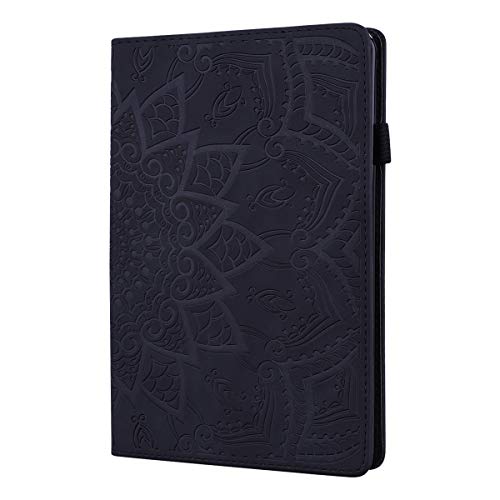 TIPOYOROO Hülle für Lenovo Tab M10 Plus Hülle 10,6 Zoll 3rd Gen (2022) Slim PU Leder Stand Hülle mit Multi-Winkel Ständer Kartenhalter für Lenovo Tab M10 Plus 10,6 Zoll 2022 - Schwarz von TIPOYOROO
