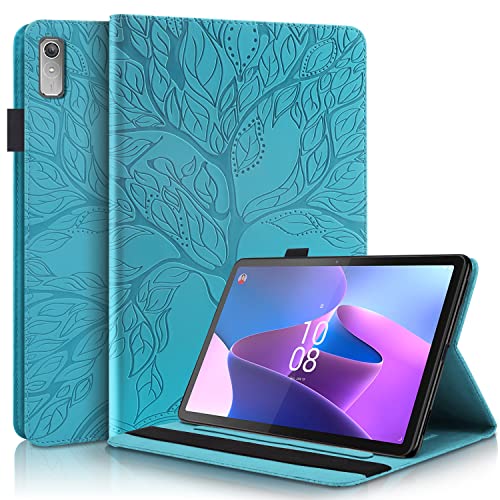 TIPOYOROO Schutzhülle für Lenovo Tab P11 2nd Gen/Xiaoxin Pad Plus 2023 11,5 Zoll TB350FU/TB350XU Hülle PU Leder Cover Flip Stand Shell mit Gummiband & Kartenhalter für Lenovo Tab P11 2nd Gen 11,5 Zoll von TIPOYOROO