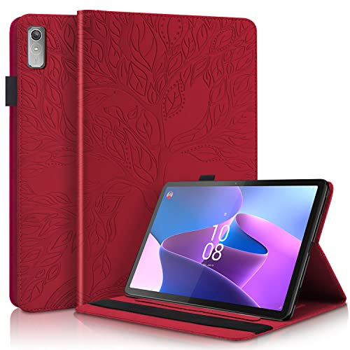 TIPOYOROO Schutzhülle für Lenovo Tab P11 2nd Gen/Xiaoxin Pad Plus 2023 11,5 Zoll TB350FU/TB350XU Hülle PU Leder Cover Flip Stand Shell mit Gummiband & Kartenhalter für Lenovo Tab P11 2nd Gen 11,5 Zoll von TIPOYOROO