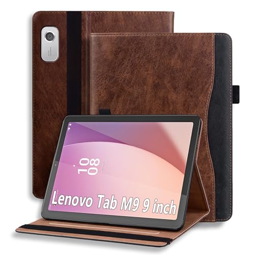TIPOYOROOS Hülle für Lenovo Tab M9 9 Zoll (TB-310FU) 2023-Braun von TIPOYOROOS