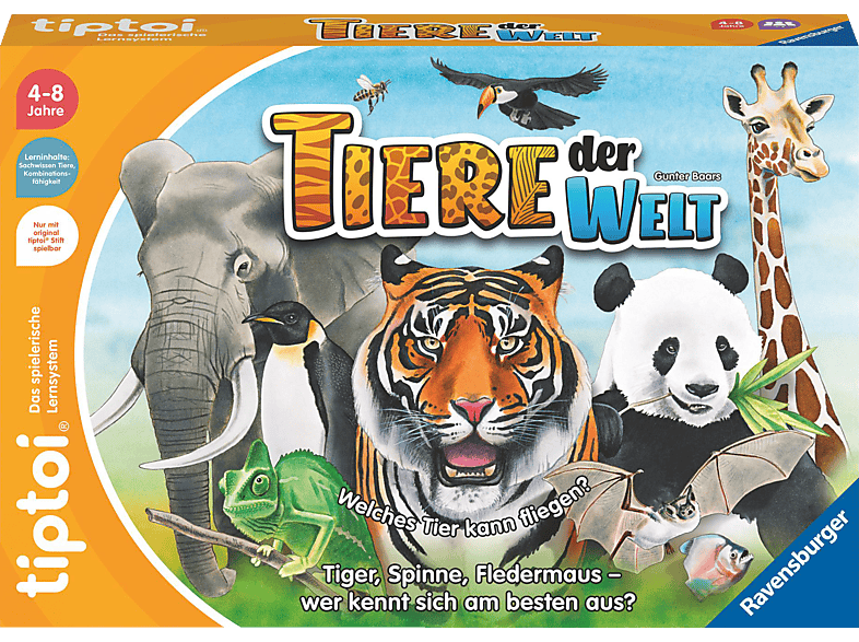 TIPTOI tiptoi® Tiere der Welt tiptoi, Mehrfarbig von TIPTOI