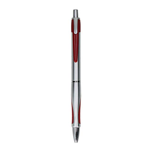TIPTOP OFFICE PM Druckkugelschreiber ''Bingo'' - 0.7mm, Silber/Rot, 50 Stk von TIPTOP OFFICE