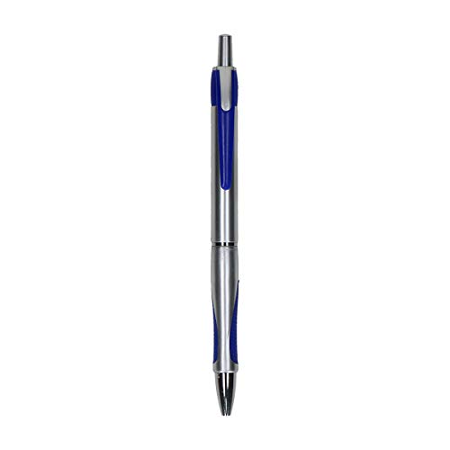 TIPTOP OFFICE PM Druckkugelschreiber ''Bingo'' - 0.7mm - 50 Stück pro Packung - Silber/Blau von TIPTOP OFFICE