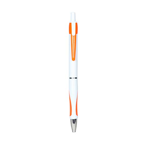 TIPTOP OFFICE PM Druckkugelschreiber ''Bingo'' - 0.7mm - 50 Stück pro Packung - Weiß/Orange von TIPTOP OFFICE