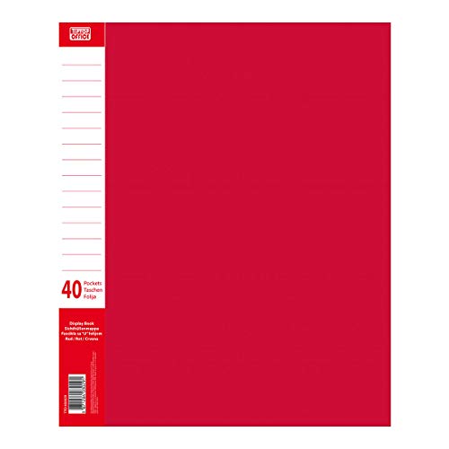 TTO Sichtbuch PP DIN A4 40 Hüllen, Rot von TIPTOP OFFICE