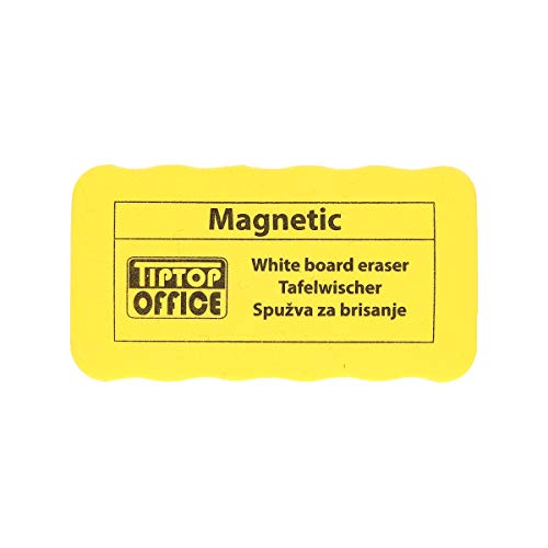 TTO weißboardlöscher mit Magnetkern, 110x57x25mm, Gelb von TIPTOP OFFICE