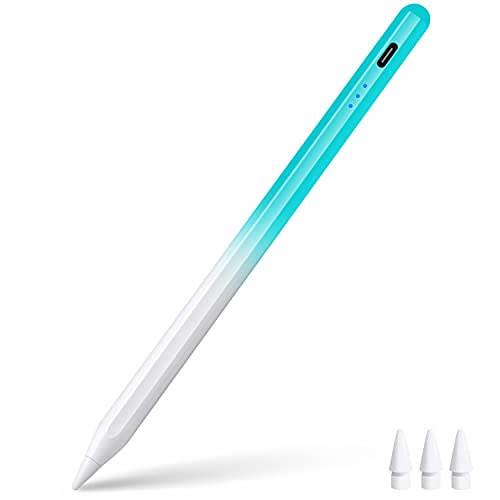 Stylus Pen für iPad 2018–2023, magnetischer iPad-Stift, Apple Pencil, Neigungssensor und Handflächenabweisung, kompatibel mit iPad 6–10, iPad Mini 5/6, iPad Pro 11 Zoll,12.9 Zoll cm (Blau) E) von TISLOVS