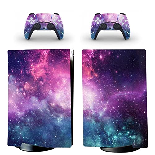 Für PS5 Skin Disc Edition Anime Console Und Controller Vinyl Cover Skins Wraps Für PS 5 Disc Version 26532 Blasenfrei Kein Schaum Kratzfest (Color : 5) von TISURXQ