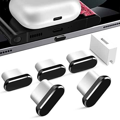 TITACUTE 5 Stück USB C Staubstecker für iPhone 15 Typ C Staubschutzhülle für Samsung Glaxy S24 S23 FE S22 S21 S20 FE A53 A33 A13 A23 Typ C Staubschutz für XiaoMi 12 Google Pixel 8 7 Pro 6a Oppo von TITACUTE