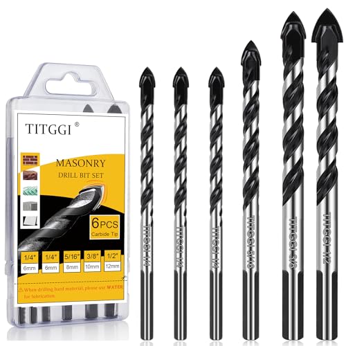 Steinbohrer-Set, 6-teilig von TITGGI