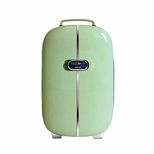 TITO Makelloser Schönheits-Minikühlschrank/kosmetischer Autokühlschrank - 12 Liter, Klein Und Leicht, Geräuscharmer Doppeltür-Minikosmetikkühlschrank (grün) von TITO