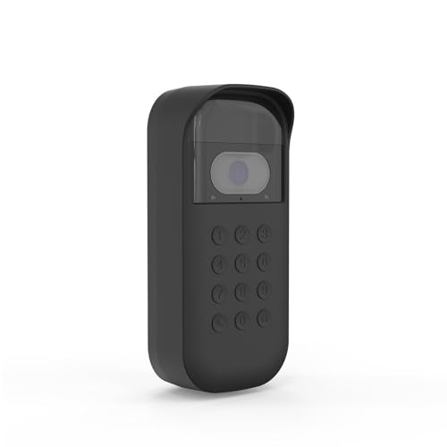 TIUIHU Silikonabdeckung für myQ Smart Garage Video-Tastatur (schwarz, rechts) von TIUIHU