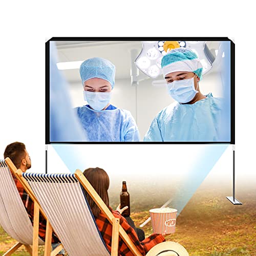Beamer Leinwand Projector Screen Beamer Leinwand mit Stativ 100 Zoll,16:9, 2K HD Projektor Leinwand Beamer mit Leinwand Ständer Beamerleinwand für Heimkino, Camping und Freizeitveranstaltungen Beamer Leinwand Projector Screen Beamer Leinwand mit Stativ 100 Zoll,16:9, 2K HD Projektor Leinwand Beamer mit Leinwand Ständer Beamerleinwand für Heimkino, Camping und Freizeitveranstaltungen von TIXBYGO