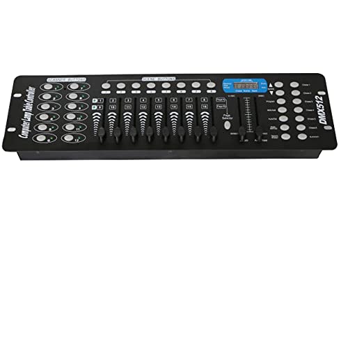 DMX512 Controller Konsole 192-Kanal 240 Szenen Lichteffekt Steuerpult Lichtsteuerung DMX-Lichtpult Party DJ Disco Betreiber Equipment Moving Head Licht Bühnen Lampe Operator Ausrüstung von TIXBYGO