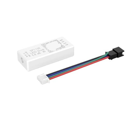 10WS2812B WS2811 DMX-zu-SPI-Controller-Decoder SP201E 5-Kanal-DMX 512 RGB WW-Decoder-Controller(SP110E Pixel BT APP) von TJXADNEV