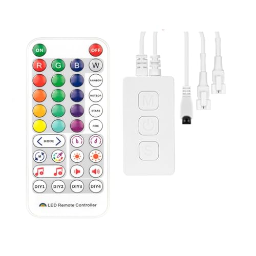 10WS2812B WS2811 DMX-zu-SPI-Controller-Decoder SP201E 5-Kanal-DMX 512 RGB WW-Decoder-Controller(SP511E WIFI Music Du) von TJXADNEV