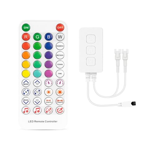 10WS2812B WS2811 DMX-zu-SPI-Controller-Decoder SP201E 5-Kanal-DMX 512 RGB WW-Decoder-Controller(SP611E BT Music Dual) von TJXADNEV