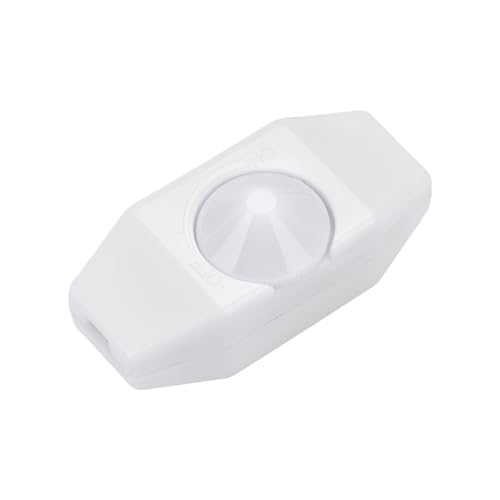 220V Schreibtischlampen-Dimmer, steckbar, Schreibtischlampen-Dimmer, Geräteschalter, steuerbar, Aus-Dimmer, Einstellschalter, Beleuchtung(White,300W) von TJXADNEV