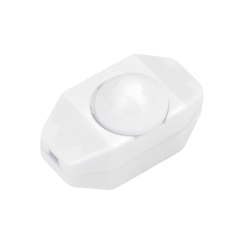 220V Schreibtischlampen-Dimmer, steckbar, Schreibtischlampen-Dimmer, Geräteschalter, steuerbar, Aus-Dimmer, Einstellschalter, Beleuchtung(White,60W) von TJXADNEV