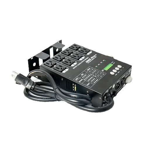 Bühnenbeleuchtung 4-Kanal-DMX-Dimmer-Set Dimmer-Controller kann die Beleuchtungsgeschwindigkeit dimmen oder den Modus wechseln(US) von TJXADNEV
