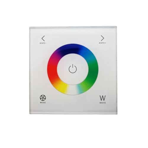 Controller EX4S LED Rgbw Streifen 220V Wand Touch Panel AC100V-240 2,4GHz DMX Dual Funktion mit Empfänger F4-5A(F4-5A receiver) von TJXADNEV